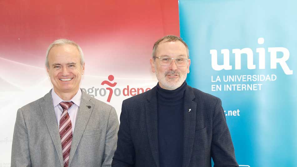 Octavio Corral y Rubén Antoñanzas en la rueda de prensa