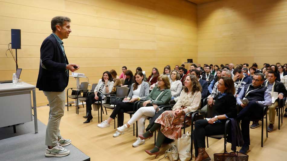 Juanjo Amorín, durante su ponencia sobre cómo entrenar la empleabilidad.