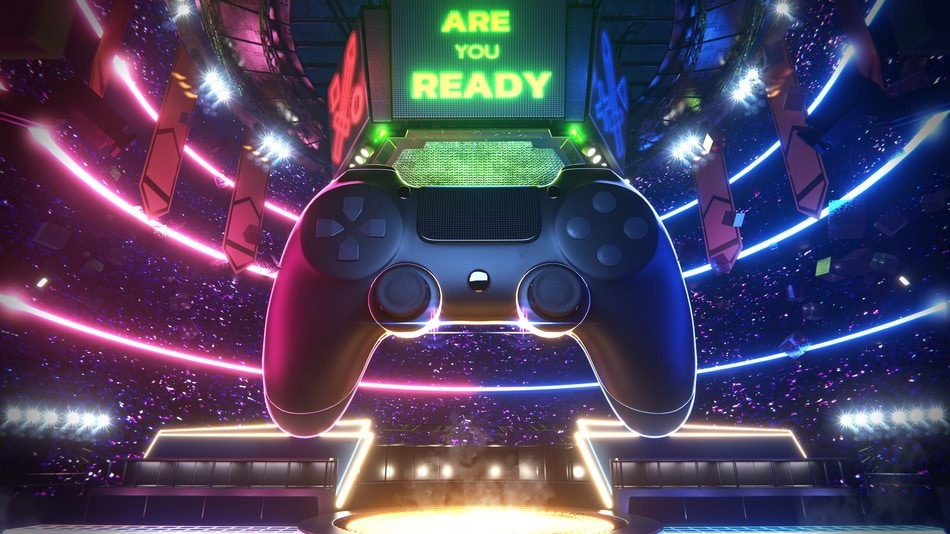 Ilustración 3D de eSports arena 