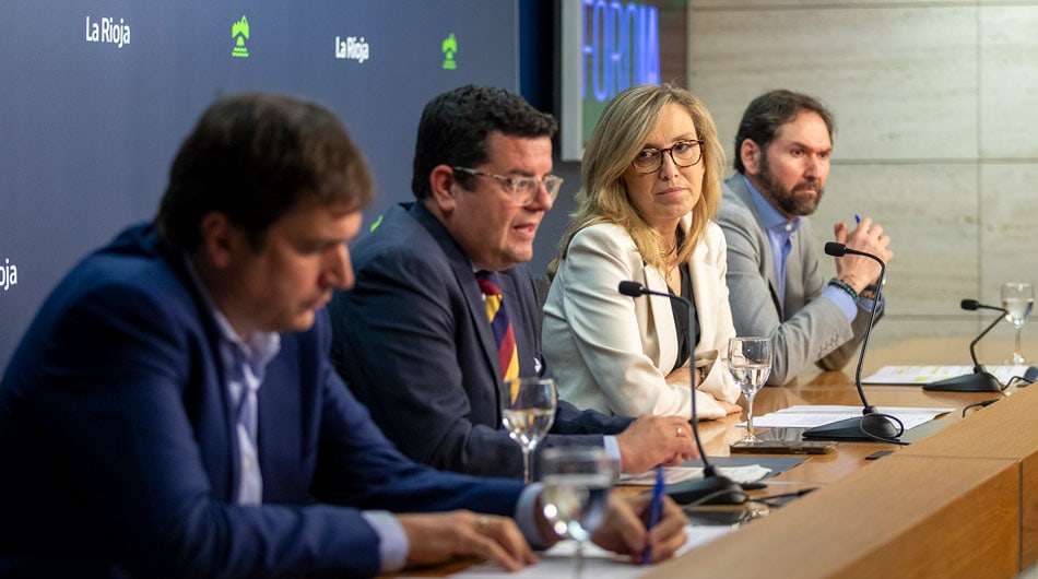 El consejero Alfonso Dominguez durante su intervención.