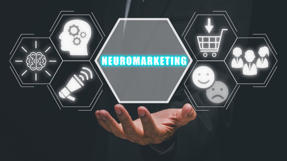 Icono concepto de neuromarketing