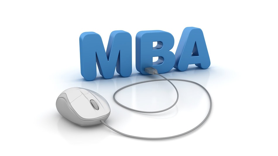 Icono del concepto de MBA online