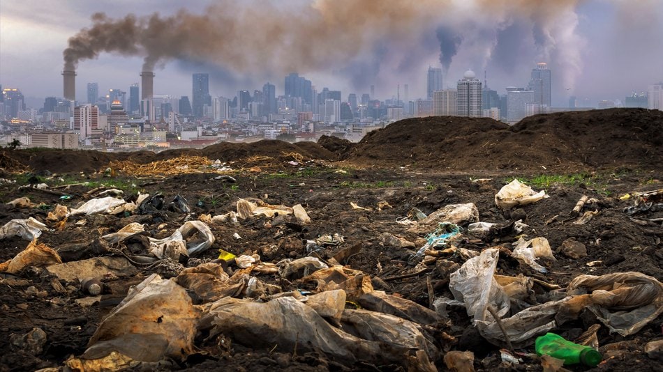 La geografía ambiental estudia -entre otras- la contaminación urbana