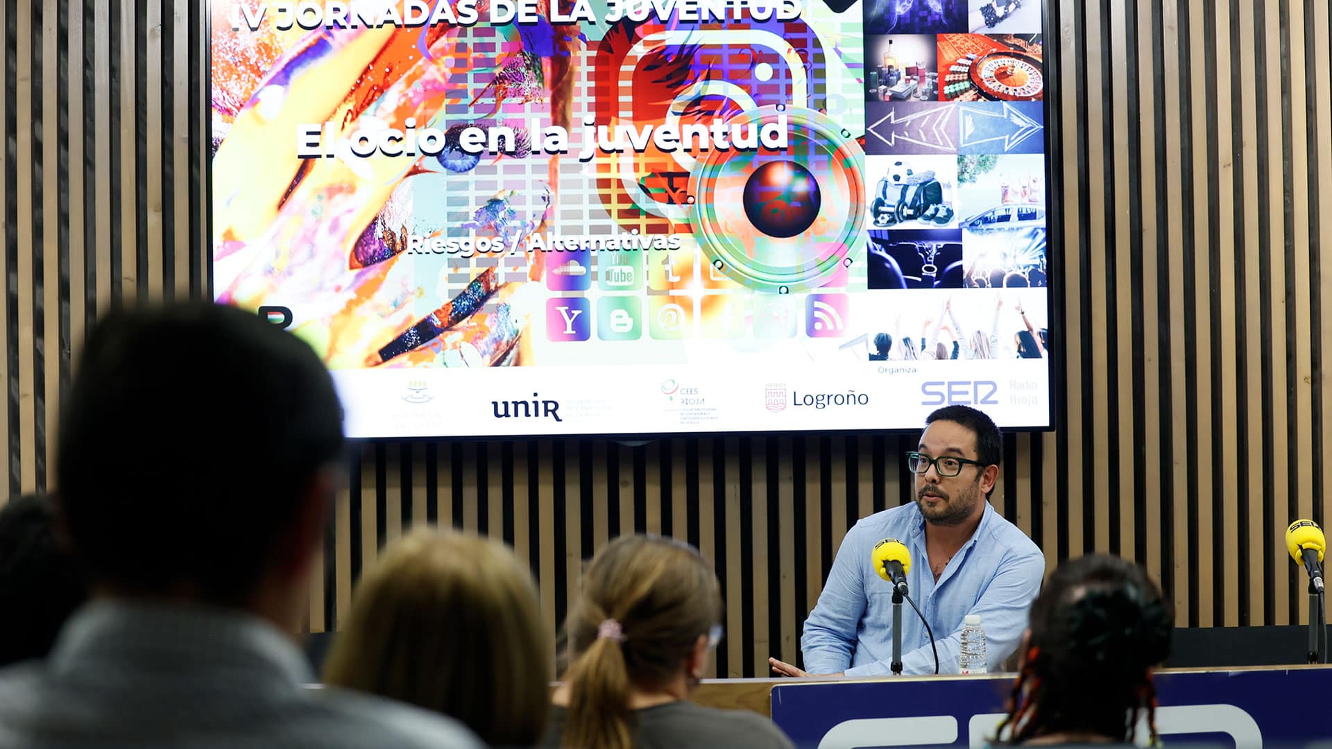 Elias Said durante su participación en la IV Jornada de la Juventud.