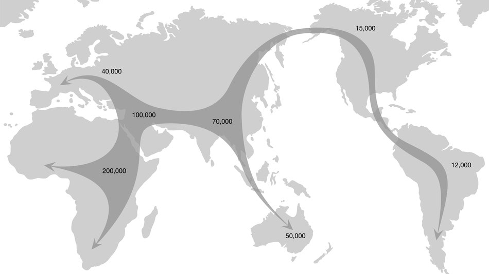 La geografía humana estudia la propagación global de la humanidad 