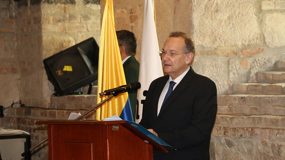 José María Vázquez García-Peñuela, rector de UNIR, en su discurso de agradecimiento.