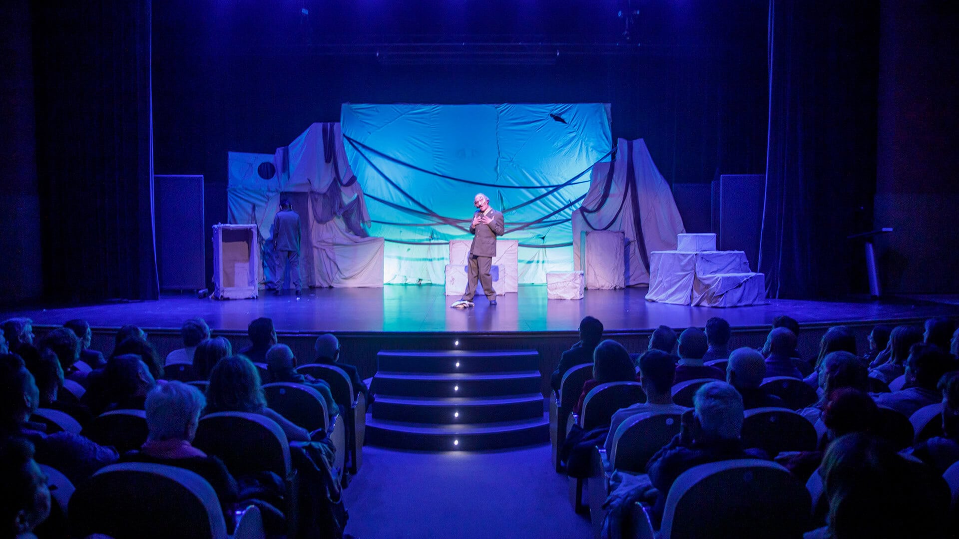 El VI Festival de Teatro Aficionado UNIR celebrado en el Auditorio del Ayuntamiento de Logroño.