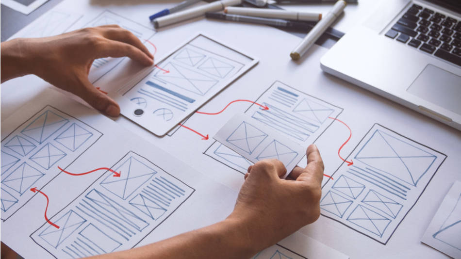 Plantillas en papel UX