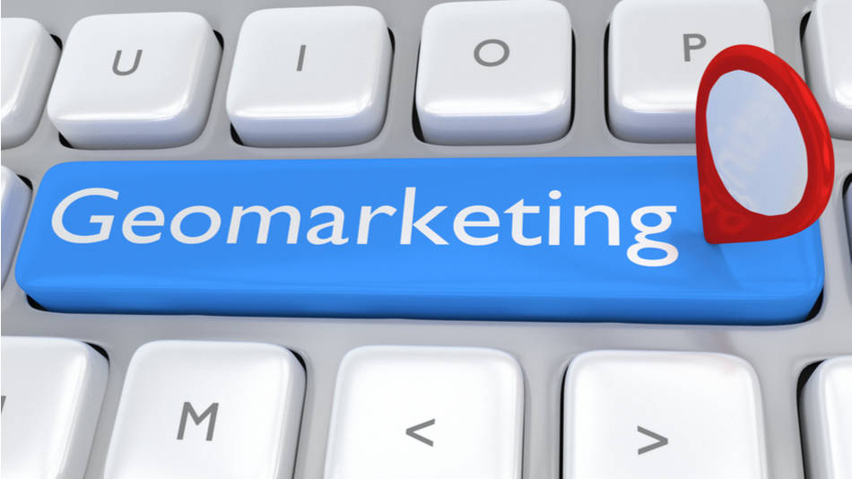 teclado con geomarketing